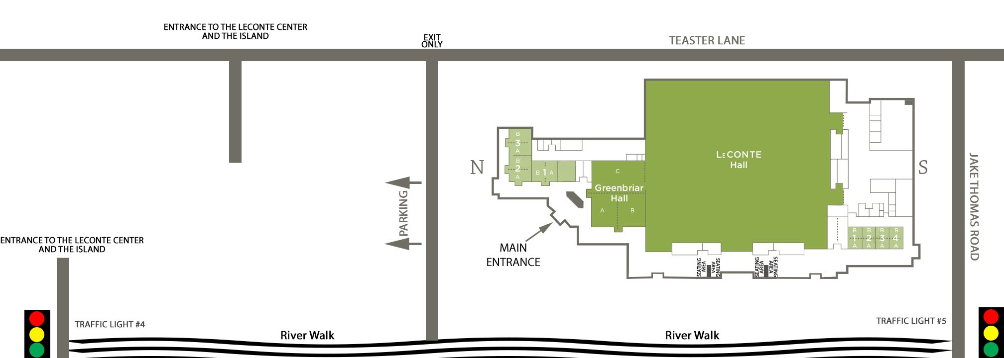 LeConte Center Parking